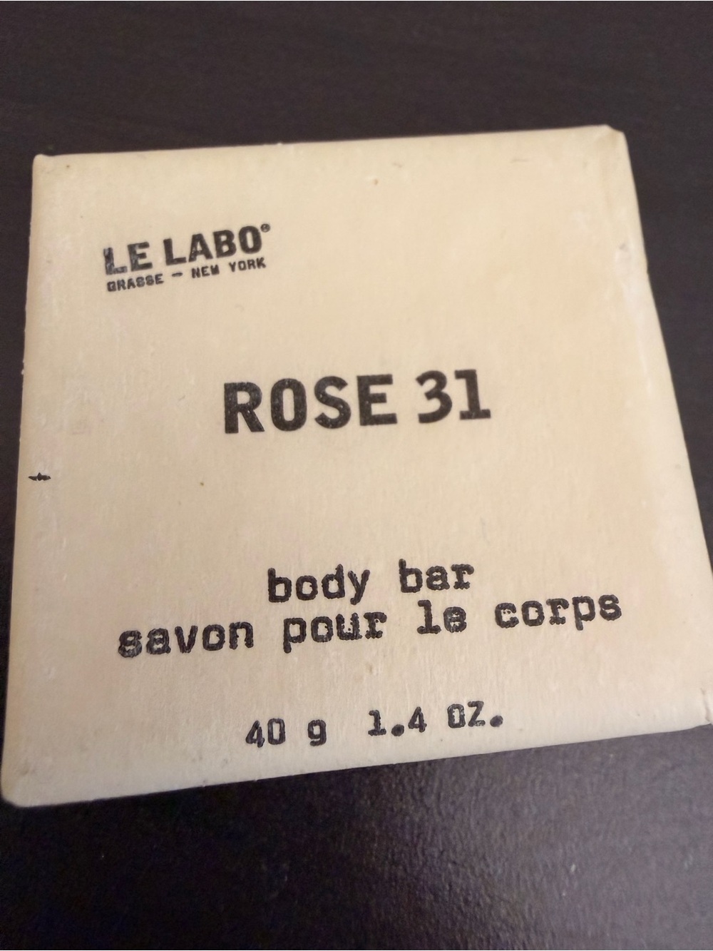 Le Labo Rose 31 Fragrance Perfume Body Bar Soap Savon Pour Le Corps Luxury New